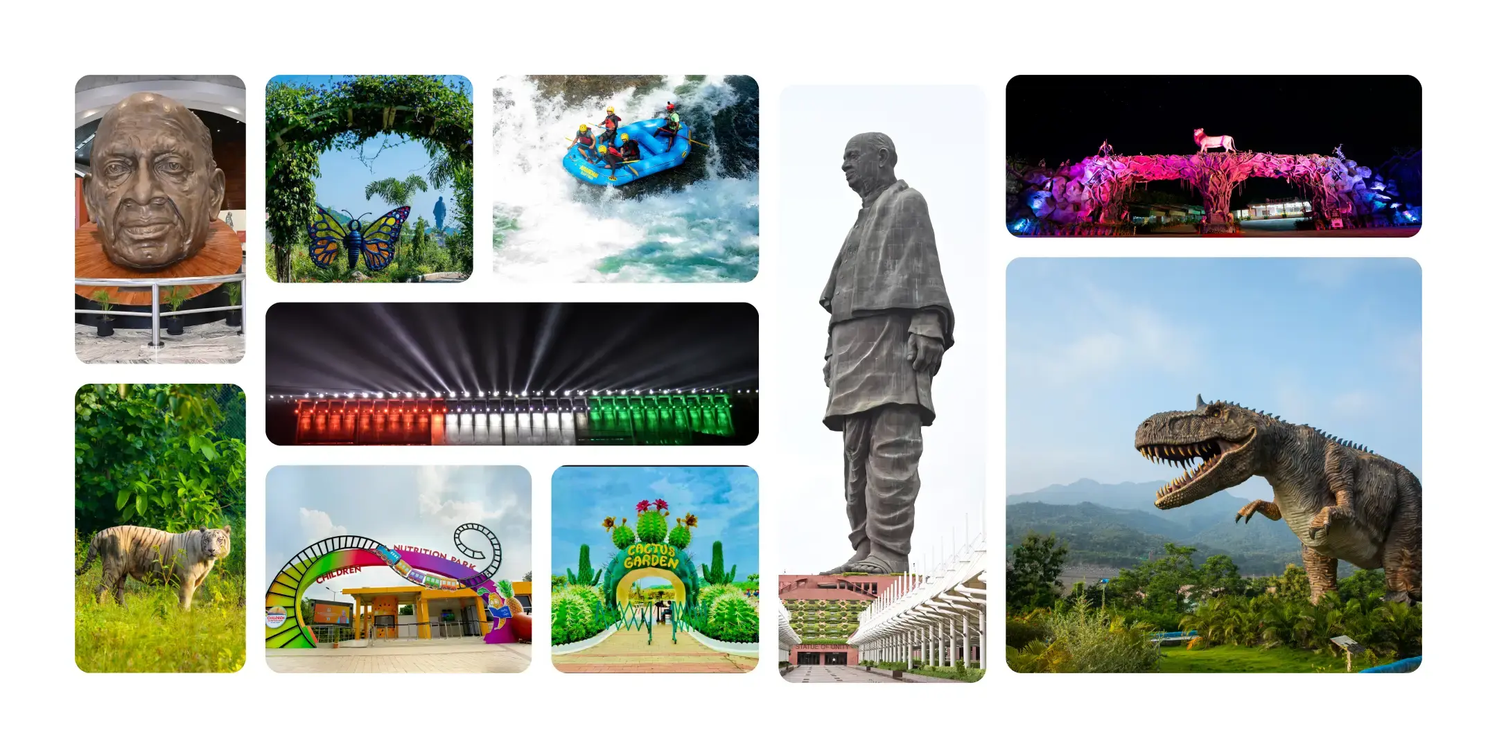 Pink E-Autos at Statue of Unity